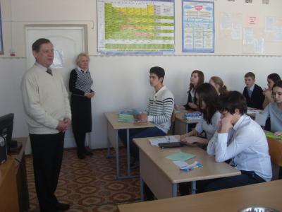 Проведение профориентации в школах г. Вольска