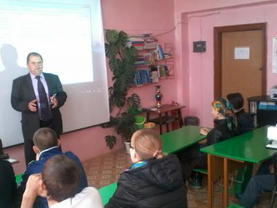 Профориентационная работа кафедры «Строительство и теплогазоснабжение» в школах Екатериновского района