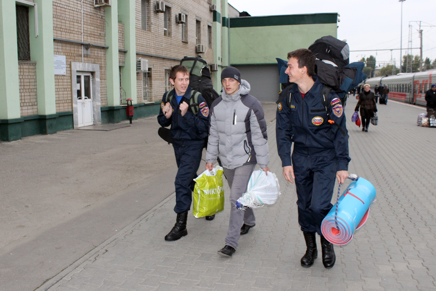 Студенты спасательного отряда СГАУ вернулись домой Фото 2