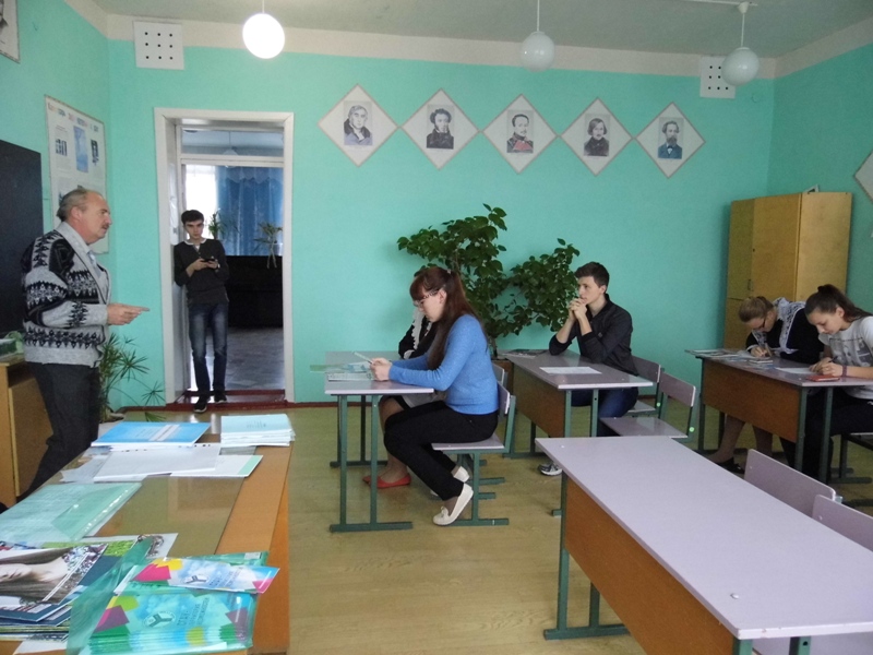 Профориентационная работа кафедры "ТС и ТКМ" в Лысогорском районе Фото 5