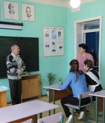 Профориентационная работа кафедры "ТС и ТКМ" в Лысогорском районе