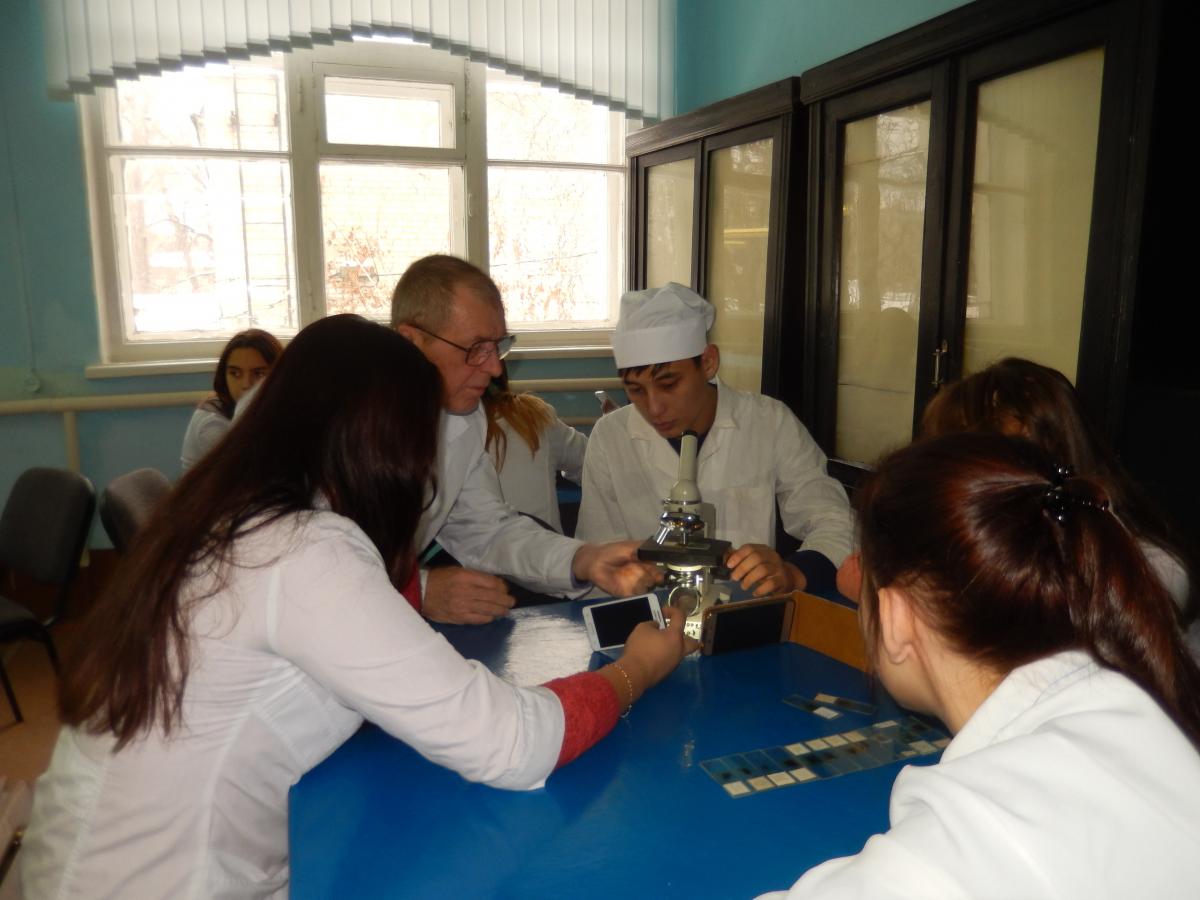 Занятия со студентами Краснокутского зооветеринарного техникума Фото 1