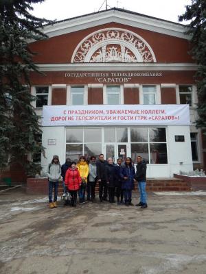 Иностранные студенты на экскурсии в ГТРК "Саратов"