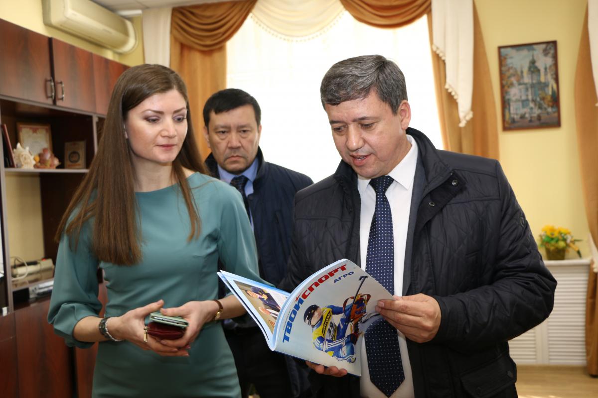 Визит делегации Ташкентского ГАУ Фото 12