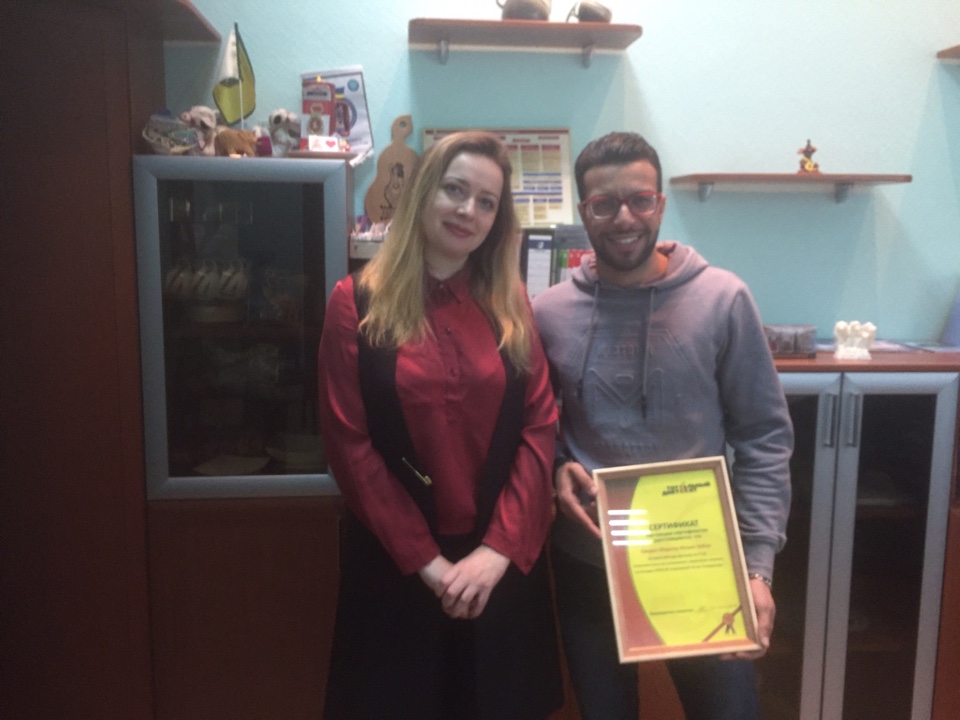 Иностранные студенты ИМОП получили Сертификаты отличников Тотального диктанта-2018 Фото 4