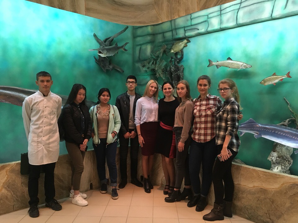 Посещение музея «Рыбы России» группой Б-ТП-101
