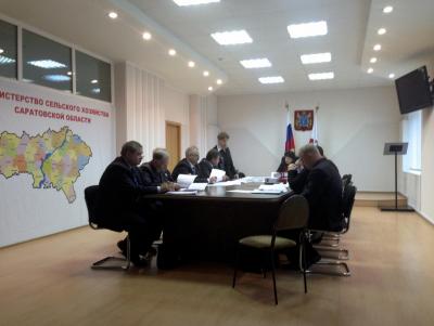 Заседании НТС Министерства сельского хозяйства Саратовской области