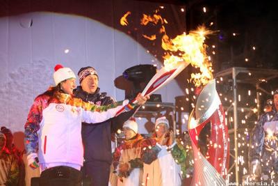 Завершилась эстафета Олимпийского огня в Саратове