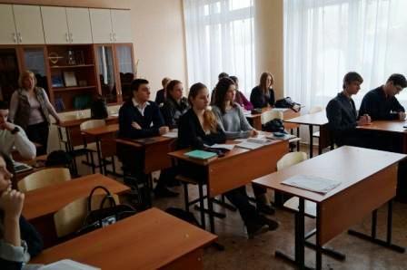 Профориентационная встреча сотрудников кафедры с выпускниками Саратовской школы Фото 16