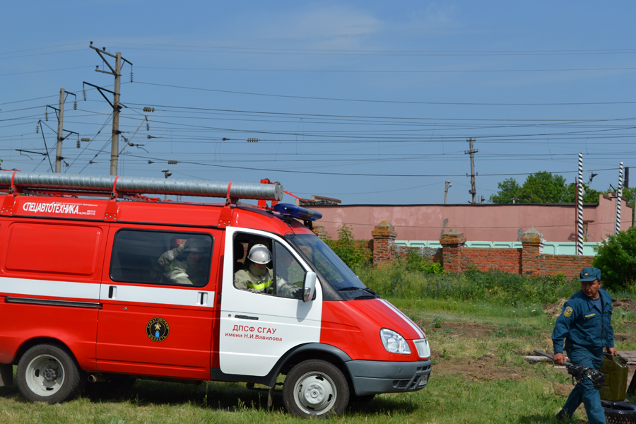 Межрайонные соревнования дружин добровольных юных пожарных в Татищево Фото 1