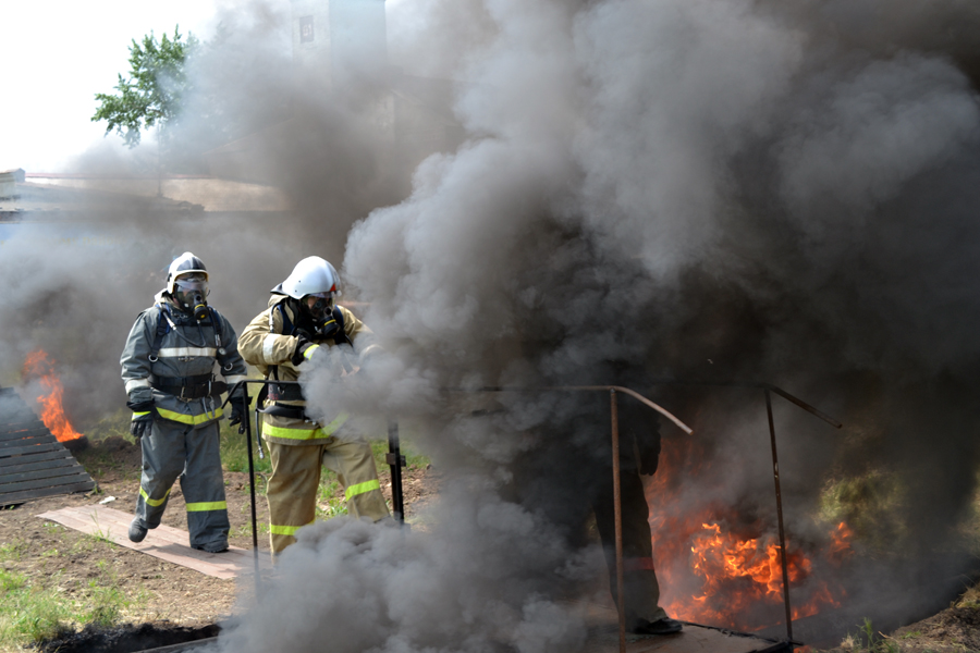 Межрайонные соревнования дружин добровольных юных пожарных в Татищево Фото 6