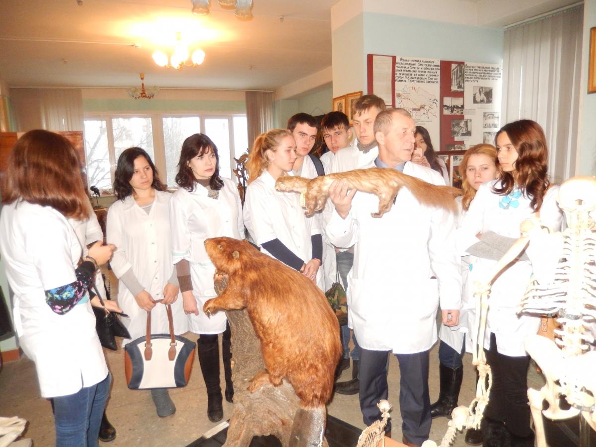 Занятия со студентами Краснокутского зооветеринарного техникума Фото 6