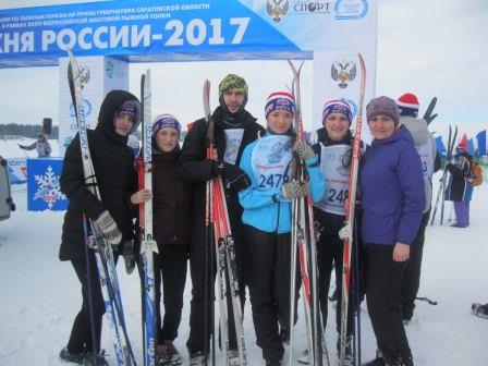 Участие во Всероссийской массовой гонке «Лыжня – России 2017» Фото 5