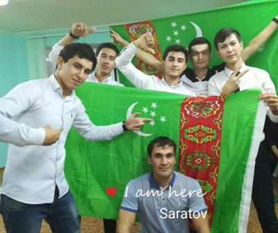 День независимости Туркменистана в общежитии №7