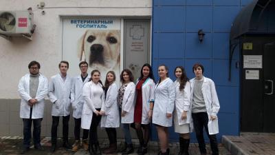 Студенты посетили УНТЦ "Ветеринарный госпиталь" УК № 3 СГАУ имени Н.И. Вавилова