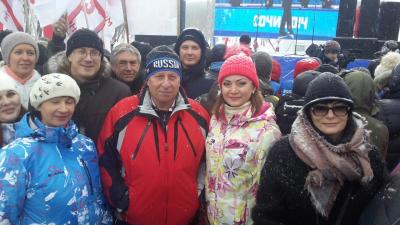 Преподаватели кафедры "Менеджмент в АПК" на торжественном митинге "Россия в моём сердце"