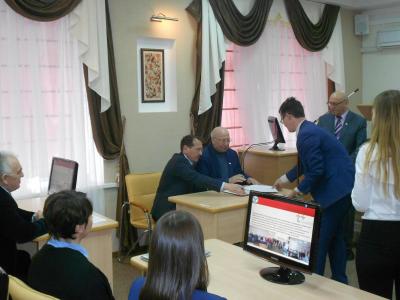 Торжественное подписание договора о сотрудничестве университета с филиалом «Саратовский» ПАО «Т плюс»
