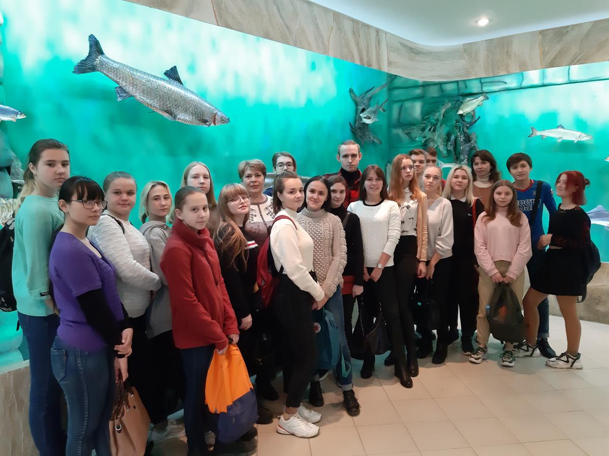 Посещение музея «Рыбы России»