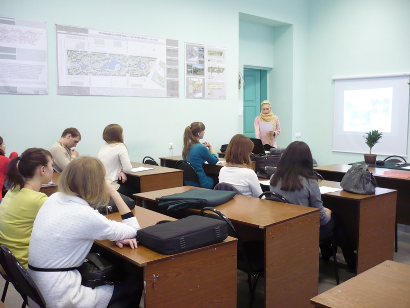 Заседание научно - студенческого кружка «Ландшафтно-архитектурное  строительство в Поволжье» Фото 1