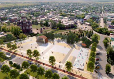 Участие обучающихся Пугачевского филиала в презентации проекта благоустройства Соборной площади и берега Иргиза