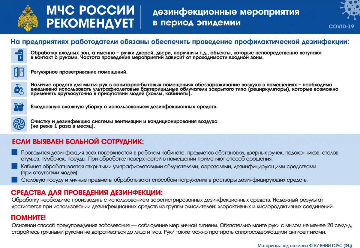 Рекомендации МЧС России по коронавирусной инфекции – COVID-2019. Фото 16