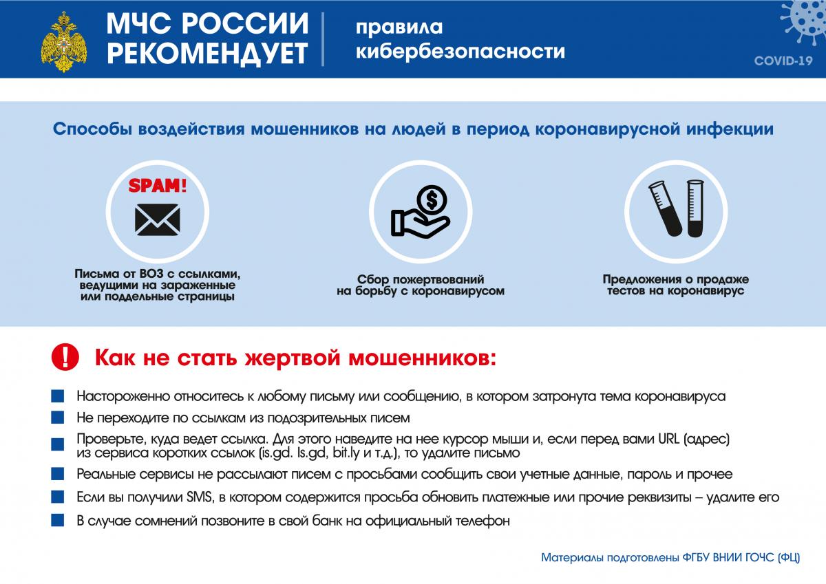 Рекомендации МЧС России по коронавирусной инфекции – COVID-2019. Фото 21