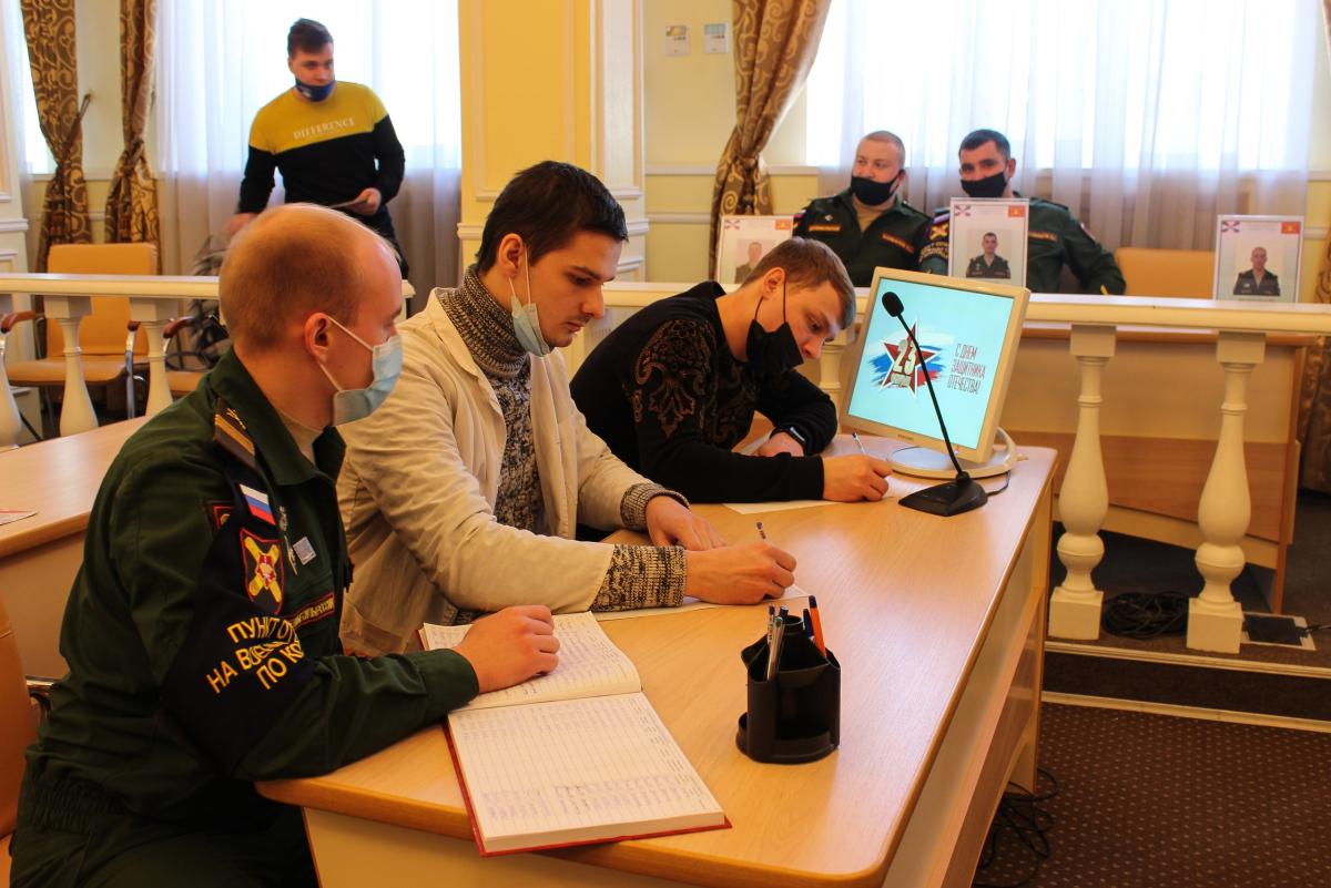 Встреча с представителями пункта отбора на военную службу Фото 4