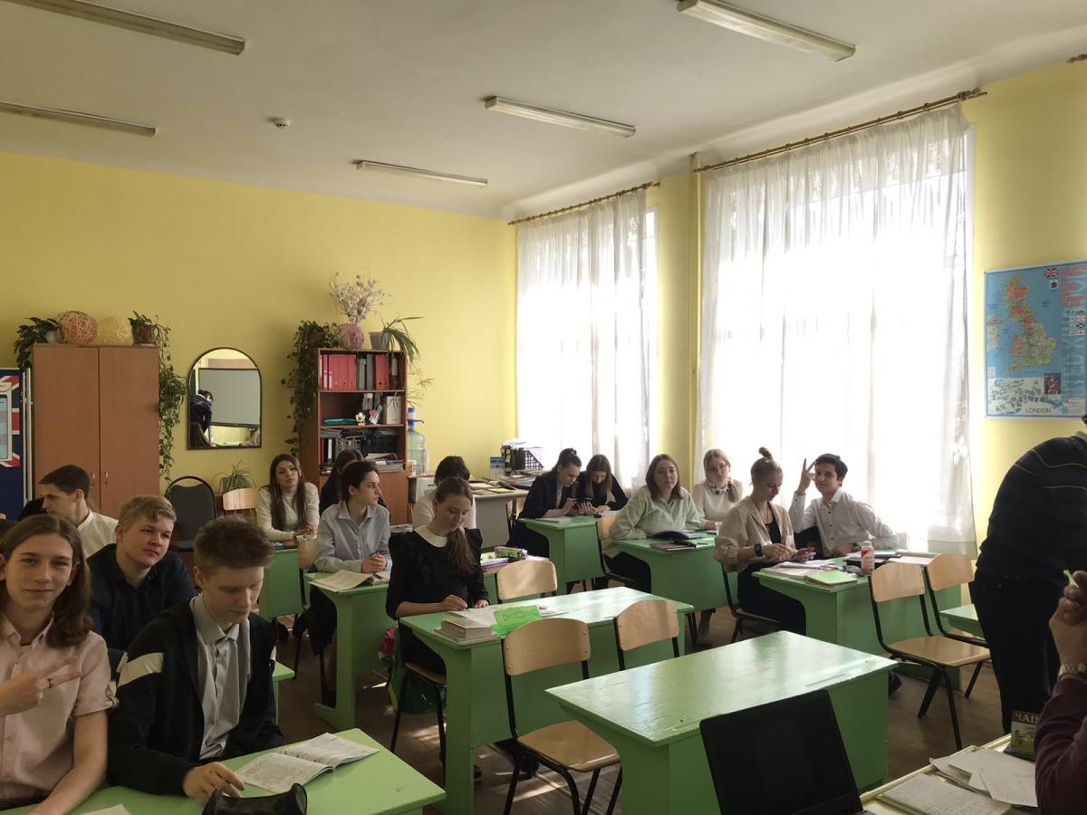 Профориентационная встреча с школьниками 11 класса МОУ СОШ     № 52 г. Саратова Фото 1