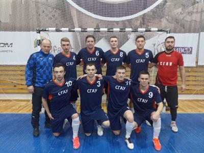 Команда СГАУ одержала две победы в отборе по мини-футболу