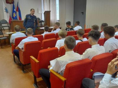Встреча с государственным инспектором Марксовского и Советского района по пожарному надзору