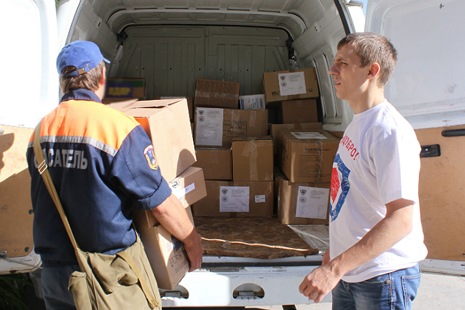 Cаратовские добровольцы отправили в Донбасс первую партию лекарств